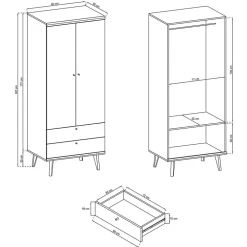 Pharao24 Drehtürenschrank Levanca><noscript><img width=