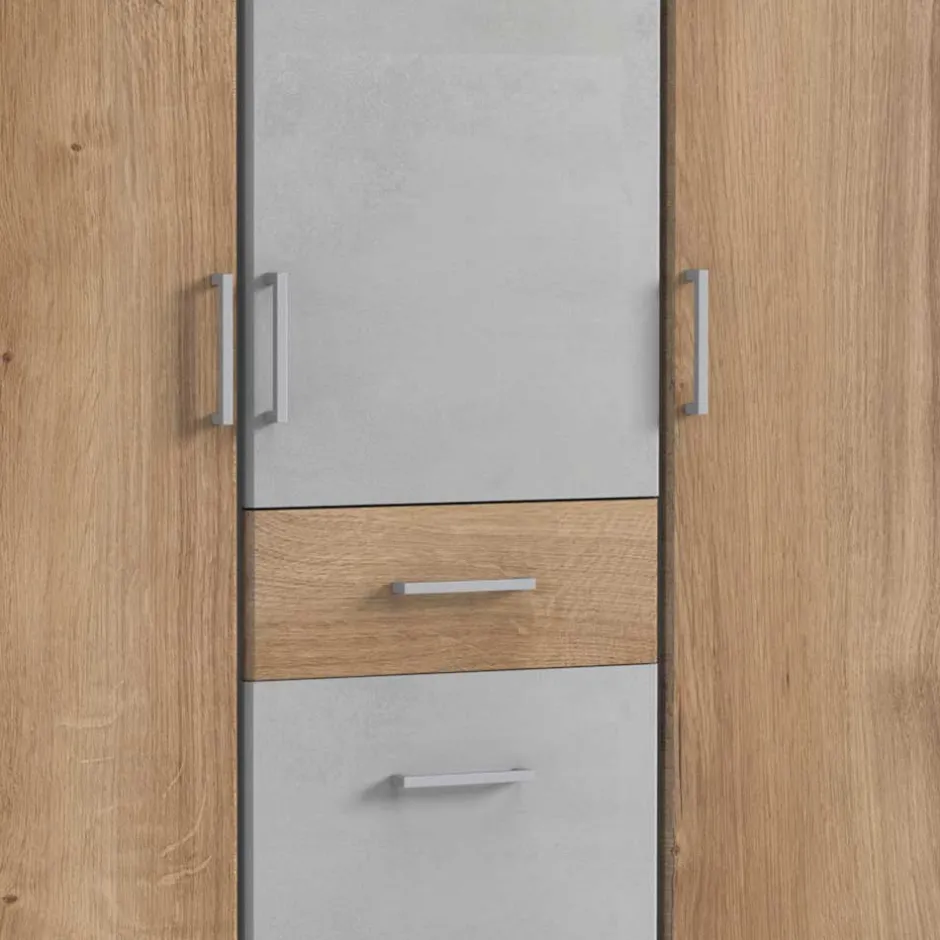 Jugendkleiderschrank|Drehtürenschränke*Pharao24 Drehtürschrank mit Schubladen Aklemos