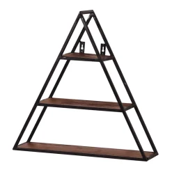 Pharao24 Dreieck Regal India> Hängeregale|Wohnzimmerregale