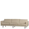 Wohnzimmercouch|3 Sitzer Sofa*Pharao24 Dreier Sofa Beige Catanias