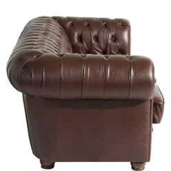 Wohnzimmercouch|3 Sitzer Sofa*Pharao24 Dreisitzer Ledercouch Leandra