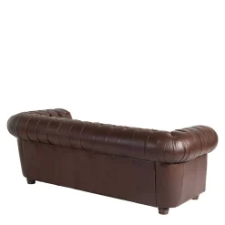 Wohnzimmercouch|3 Sitzer Sofa*Pharao24 Dreisitzer Ledercouch Leandra