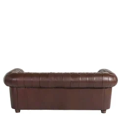 Wohnzimmercouch|3 Sitzer Sofa*Pharao24 Dreisitzer Ledercouch Leandra