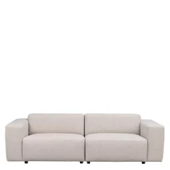 3 Sitzer Sofa*Pharao24 Dreisitzer Sofa Creme Mezzo