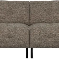 Wohnzimmercouch|3 Sitzer Sofa*Pharao24 Dunkelbraun meliertes Sofa Chimi