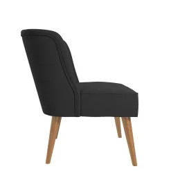 Wohnzimmer Sessel*Pharao24 Dunkelgrauer Sessel Sirenna