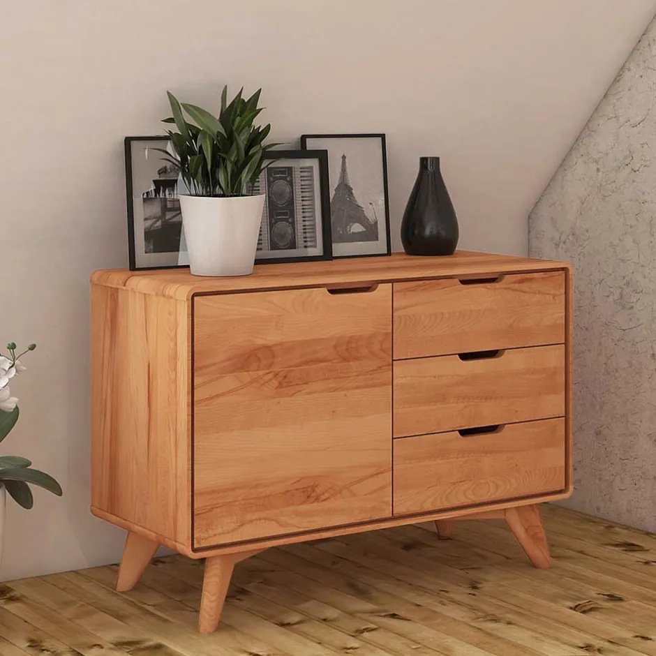 Pharao24 Echtholz Kommode Stenov> Massivholzmöbel|Küchenkommode