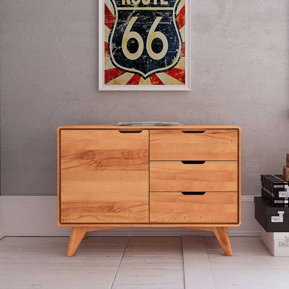 Pharao24 Echtholz Kommode Stenov> Massivholzmöbel|Küchenkommode