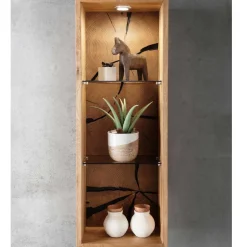 Hängeregale|Wohnzimmerregale*Pharao24 Echtholz Regal Camilla