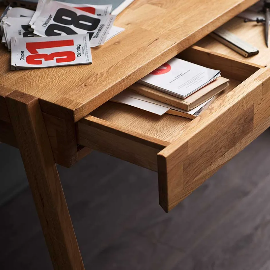 Pharao24 Echtholz Schreibtisch Mediteranos> Massivholzmöbel|Computertische