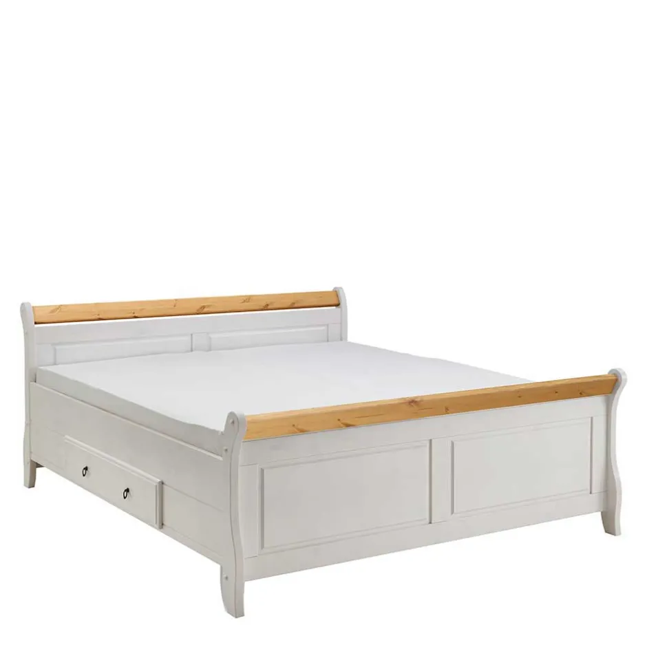 Massivholzmöbel|Komfortbetten*Pharao24 Echtholzbett Bazna