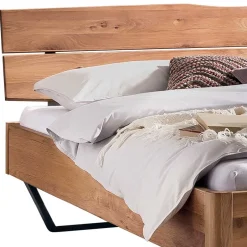 Doppelbetten|Massivholzbetten*Pharao24 Echtholzbett Evillan