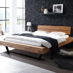 Pharao24 Echtholzbett Hoverra> Massivholzbetten