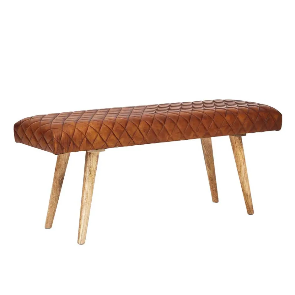 Pharao24 Echtleder Bank Nelsons> Küchenbank|Esszimmerbänke