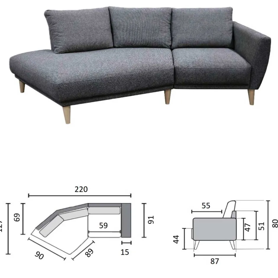 Polstermöbel|Wohnzimmercouch*Pharao24 Eck Couch Jasson