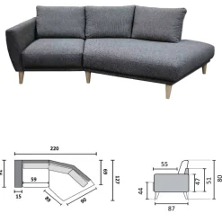 Polstermöbel|Wohnzimmercouch*Pharao24 Eck Couch Jasson