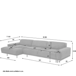 Wohnlandschaften|Ecksofas*Pharao24 Eckcouch Paris