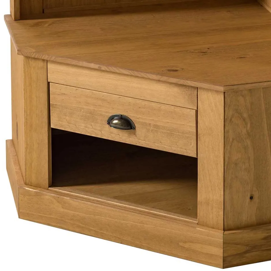 Pharao24 Eckgarderobe Grovesc> Massivholz Garderoben|Garderobensets