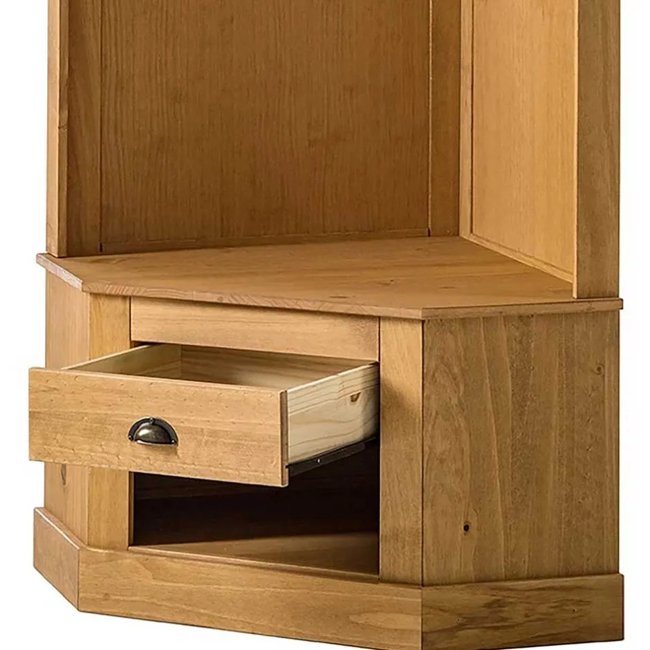 Pharao24 Eckgarderobe Grovesc> Massivholz Garderoben|Garderobensets