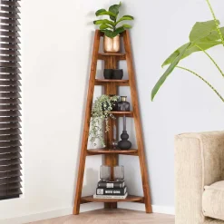 Massivholzmöbel|Wohnzimmerregale*Pharao24 Eckregal Flinu