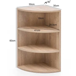 Wohnzimmerregale|Hängeregale*Pharao24 Eckregal Sivamon