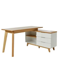 Computertische|Jugendschreibtische*Pharao24 Eckschreibtisch Hajelua