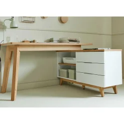 Computertische|Jugendschreibtische*Pharao24 Eckschreibtisch Hajelua