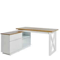 Computertische|Jugendschreibtische*Pharao24 Eckschreibtisch Stephanie