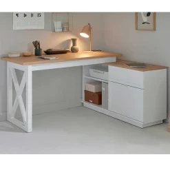 Computertische|Jugendschreibtische*Pharao24 Eckschreibtisch Stephanie