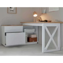 Computertische|Jugendschreibtische*Pharao24 Eckschreibtisch Stephanie