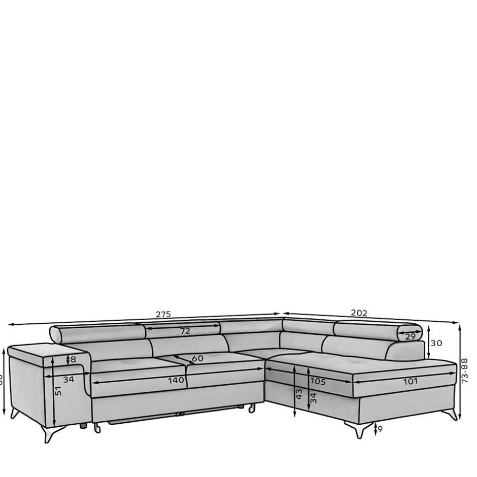 Wohnlandschaften|Ecksofas*Pharao24 Ecksofa Addu