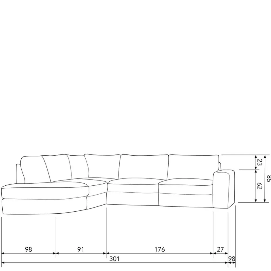 Polstermöbel|Wohnzimmercouch*Pharao24 Ecksofa Beige Pilamonia