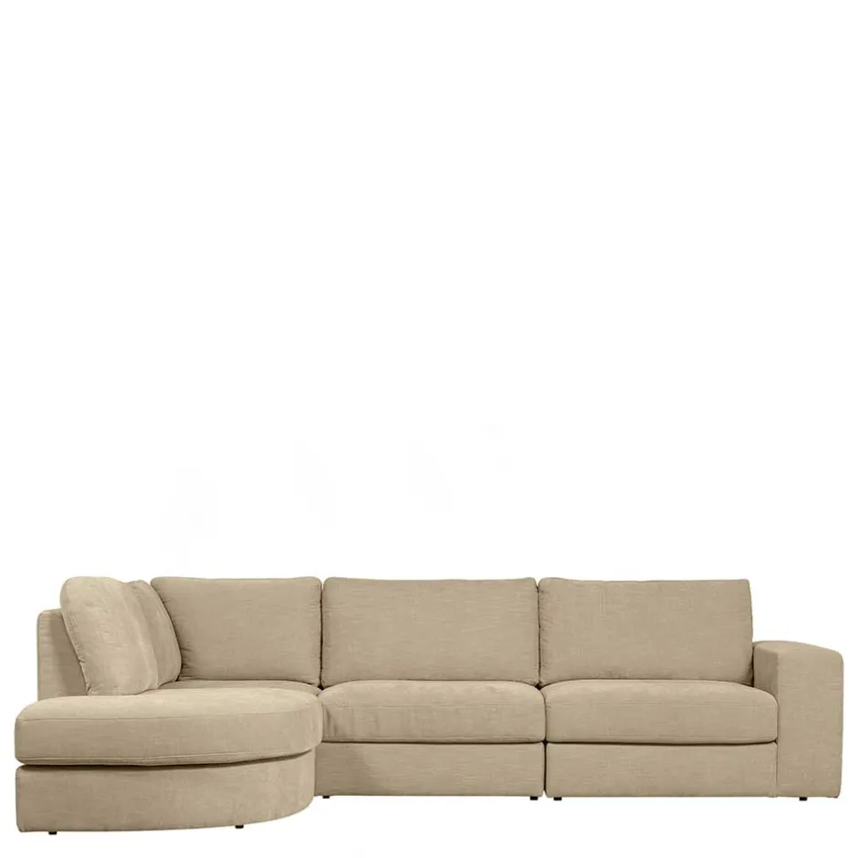 Polstermöbel|Wohnzimmercouch*Pharao24 Ecksofa Beige Pilamonia