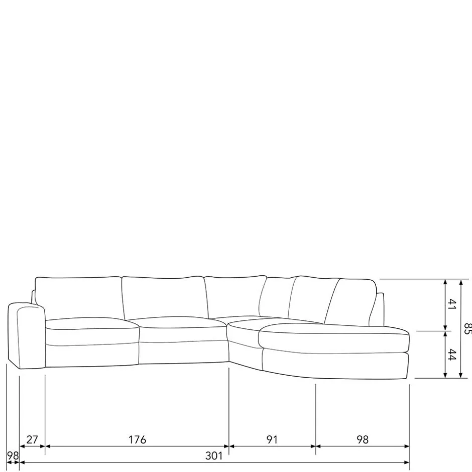 Pharao24 Ecksofa Rosa Fraduno> Polstermöbel|Wohnzimmercouch