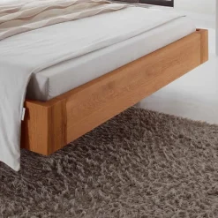 Doppelbetten|Massivholzbetten*Pharao24 Eiche Holzbett Albacete