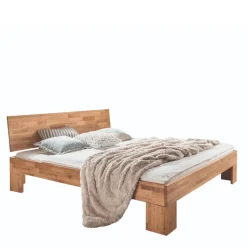 Pharao24 Eiche Massivholz Bettgestell Coplin> Komfortbetten|Doppelbetten
