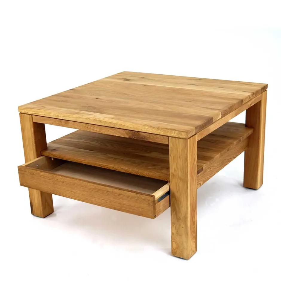 Pharao24 Eiche Wohnzimmertisch Ettrico> Massivholztische|Wohnzimmertisch