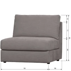 Einzelsofa|Modulsofas*Pharao24 Einsitzer Couch Fredoco