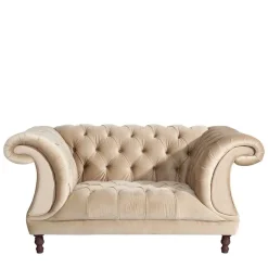 Wohnzimmer Sessel*Pharao24 Einzelsessel Beige Segin