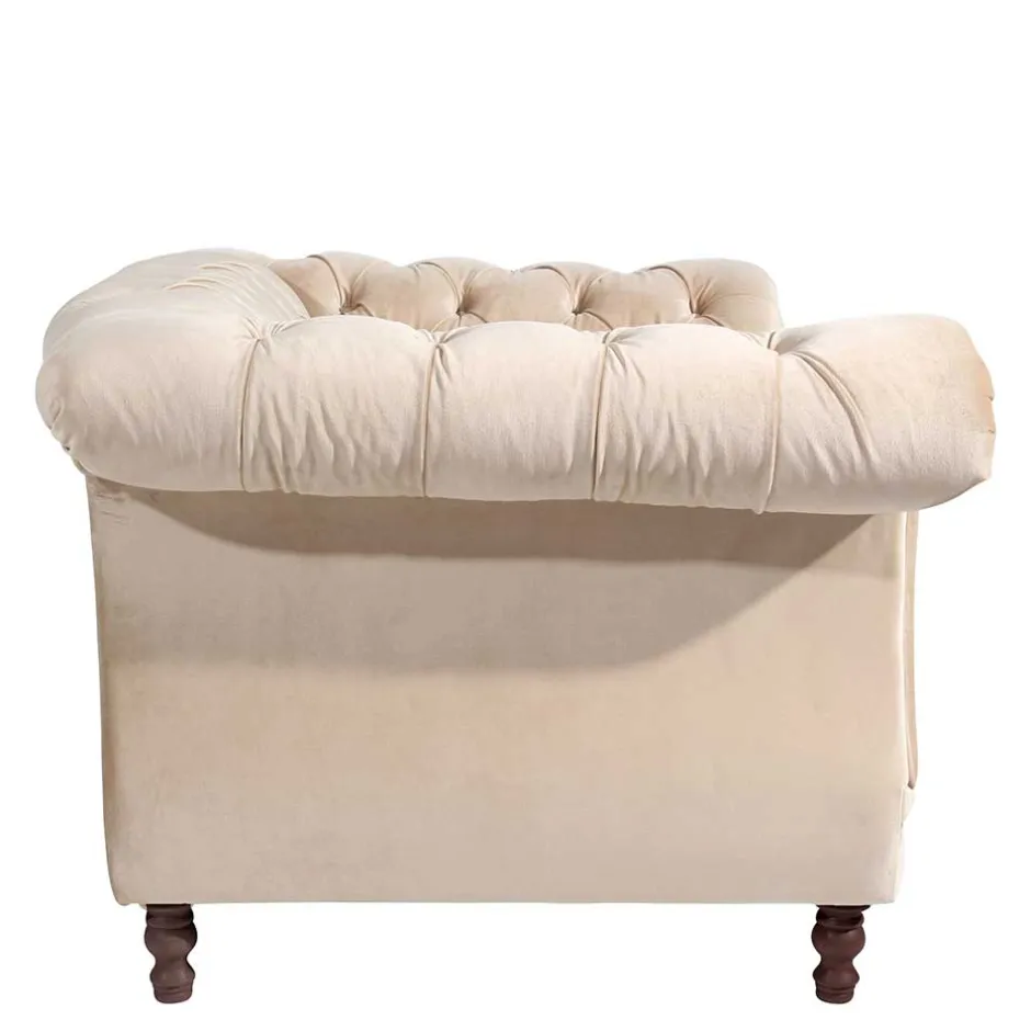 Wohnzimmer Sessel*Pharao24 Einzelsessel Beige Segin