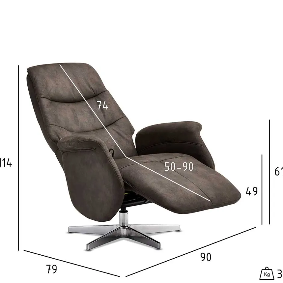 Pharao24 Entspannungssessel Jeston> Relaxsessel