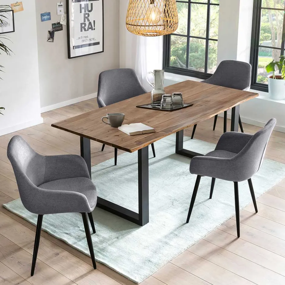 Pharao24 Essgruppe Erminia> Tisch Mit Stühlen|Esszimmer Sets