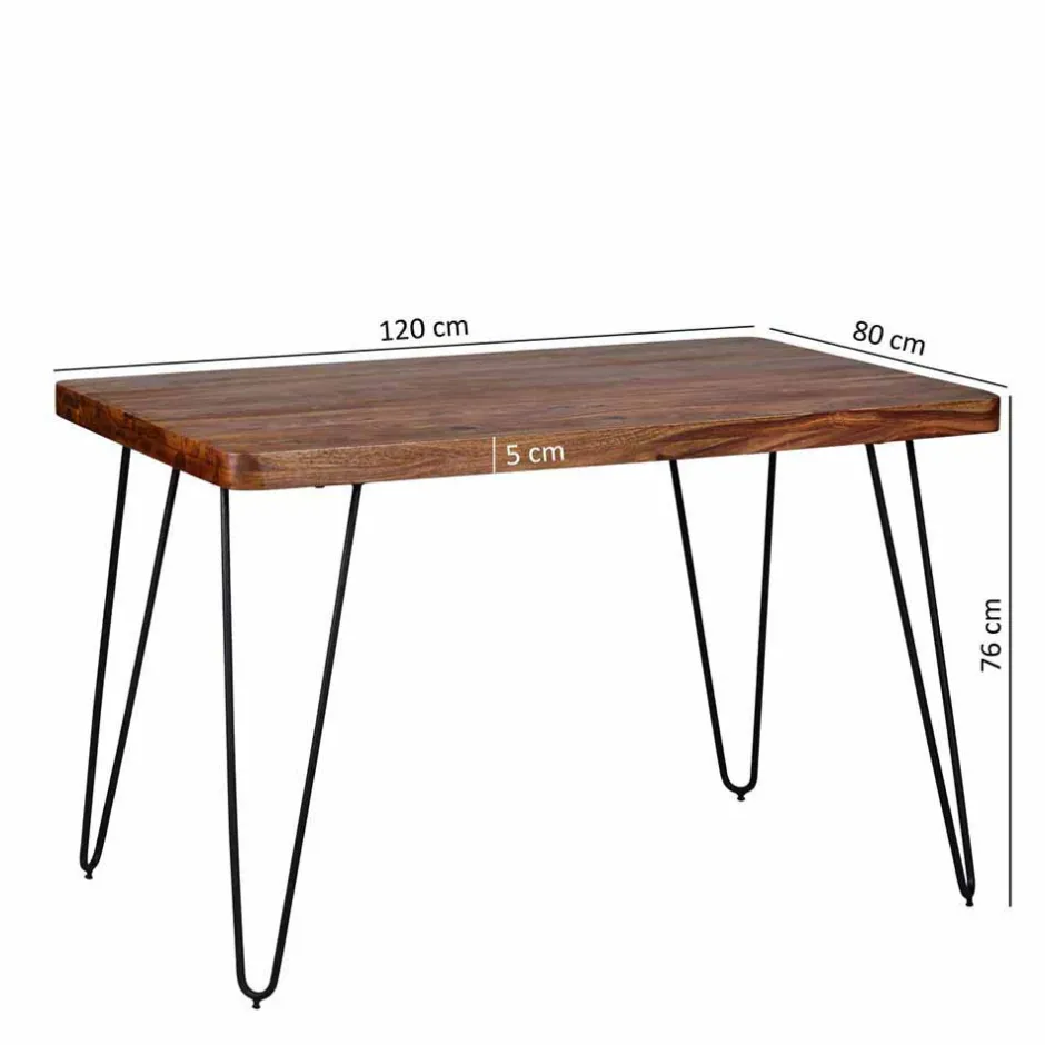 Pharao24 Esstisch Agadir> Massivholzmöbel|Küchentisch