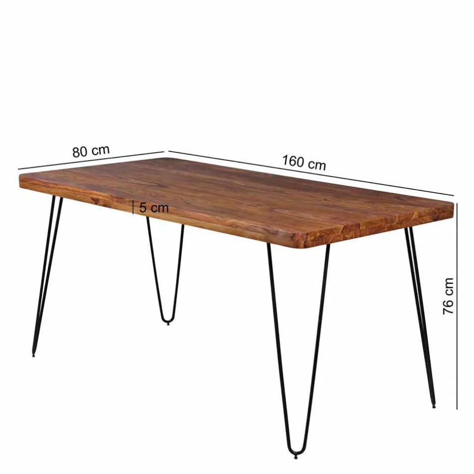 Pharao24 Esstisch Agadir> Massivholzmöbel|Küchentisch