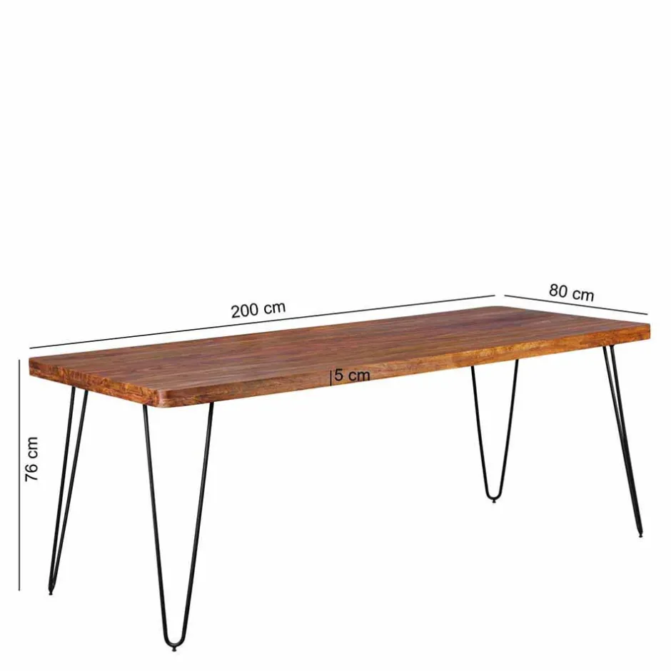 Pharao24 Esstisch Agadir> Massivholzmöbel|Küchentisch