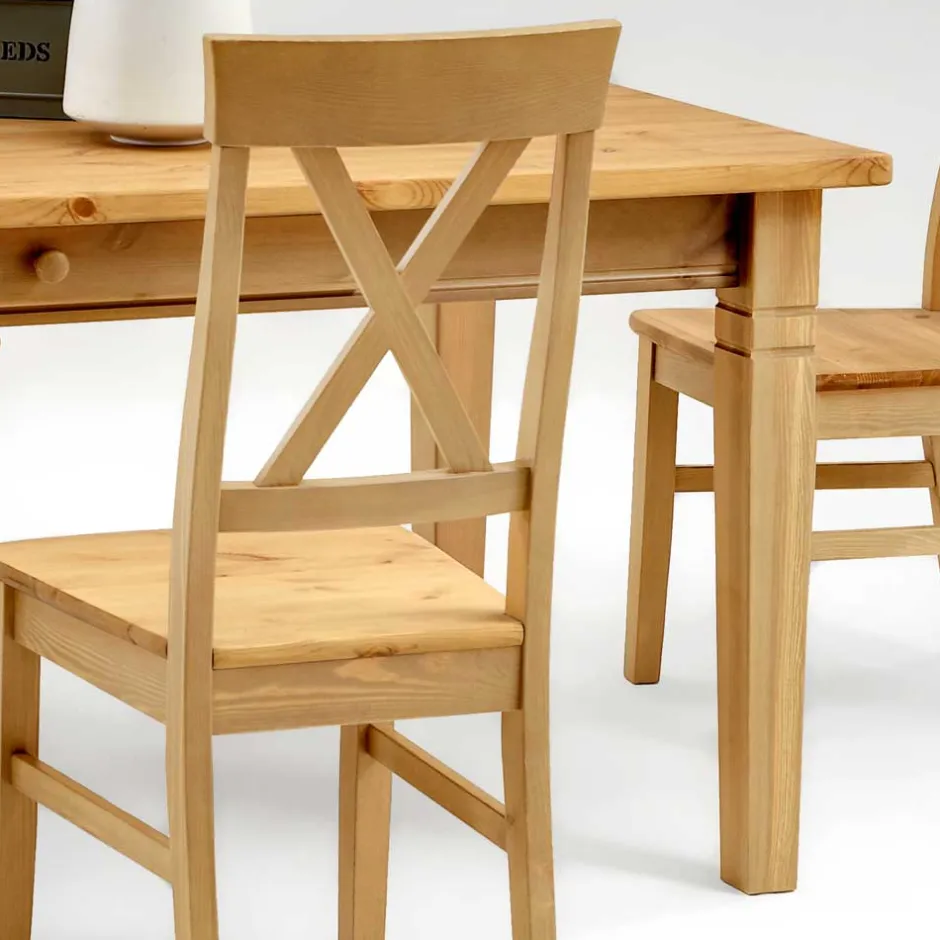 Pharao24 Esstisch Drobeta> Küchentisch|Massivholztische