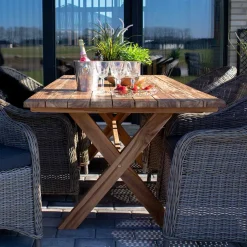 Gartenmöbel*Pharao24 Esstisch Hilona