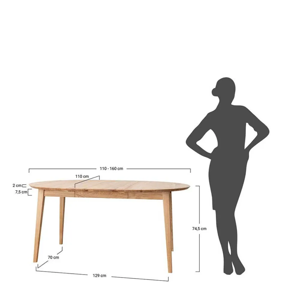 Massivholzmöbel|Küchentisch*Pharao24 Esstisch Saltagro