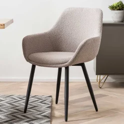 Polsterstühle|Armlehnstühle*Pharao24 Esstisch Stühle Boucle Bosca