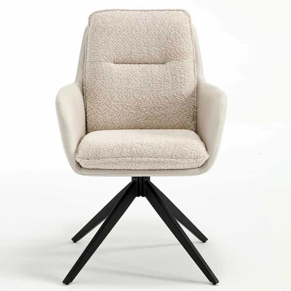 Pharao24 Esstisch Stühle Cremefarben Nua> Polstermöbel|Hochlehner